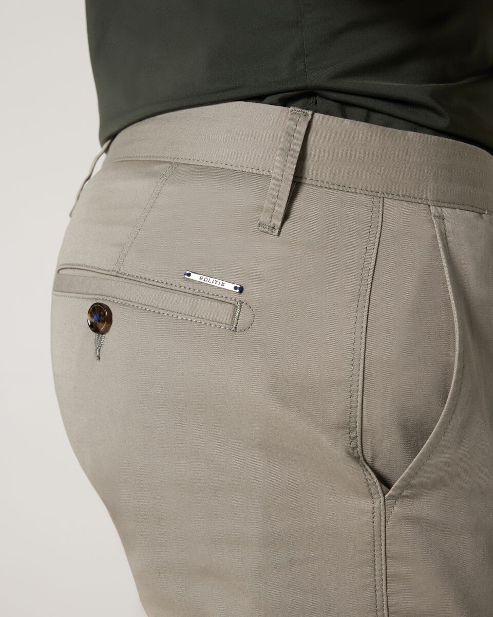 Ultra Slim Stretch Cotton Chino, Light Sage, hi-res